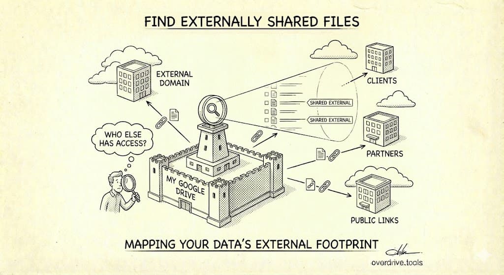 How to Find All Externally Shared Files in Google Drive