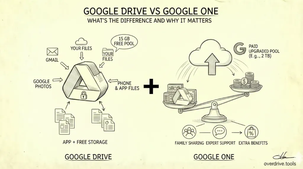 Google Drive vs Google One: What's the Difference and Why It Matters