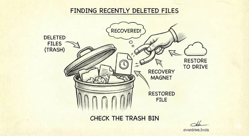 How to Find Recently Deleted Files in Google Drive