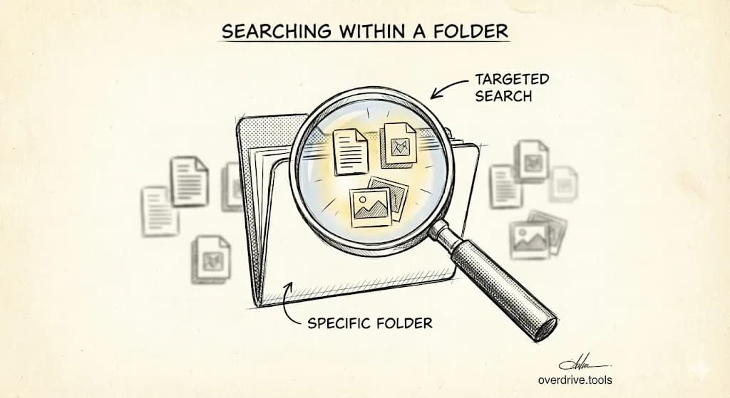 How to Search Within a Specific Folder in Google Drive